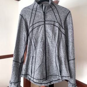 Lululemon grey/black zip up jacket